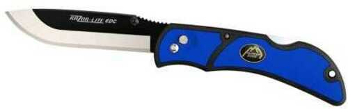 Ode Razor Lite EDC Knife 3.5" Blue Blister
